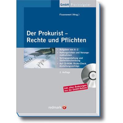 Der Prokurist - Rechte und Pflichten, Taschenbuch von Peter Fissenewert, Haufe-Lexware, 978-3-448-08931-8