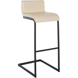 CLP Barhocker Newport Kunstleder B   Farbe: creme, Material: Kunstleder