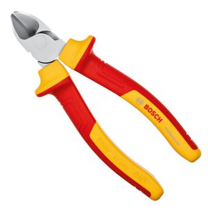 Bosch Seitenschneider 1600A02ND9, Diagonal, 160 mm, Mehrkomponentengriffe isoliert, VDE-geprüft
