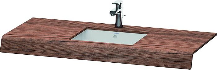 Duravit DuraStyle Waschtisch-Konsole DS828C02121 55x80x10cm, 1 Ausschnitt, Nussbaum dunkel