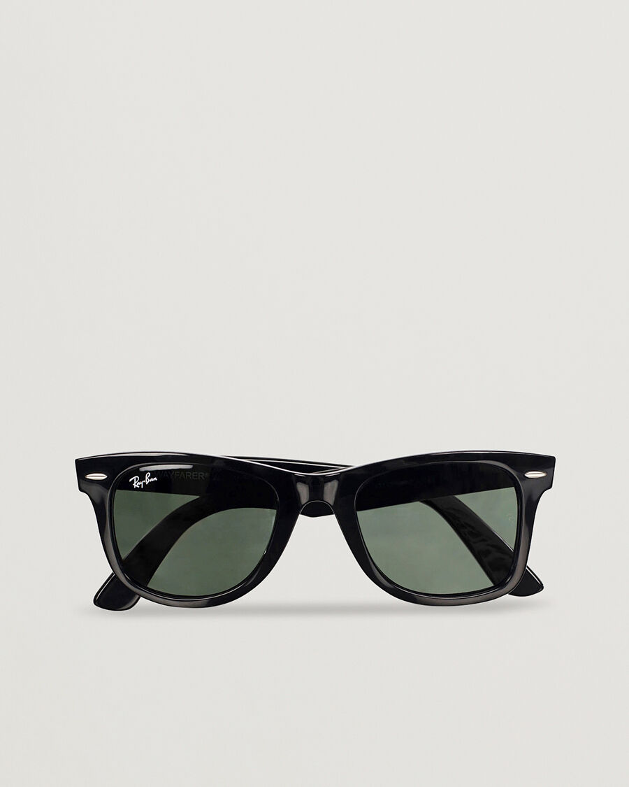 Ray-Ban Original Wayfarer Sunglasses Black/Crystal Green men One size Sort