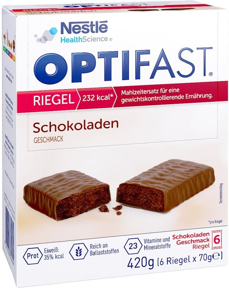 Optifast Riegel Schokolade 6X70g