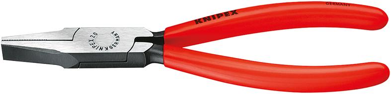 KNIPEX Flachzange, Kopf poliert, Griffe mit Kunststoff überzogen
