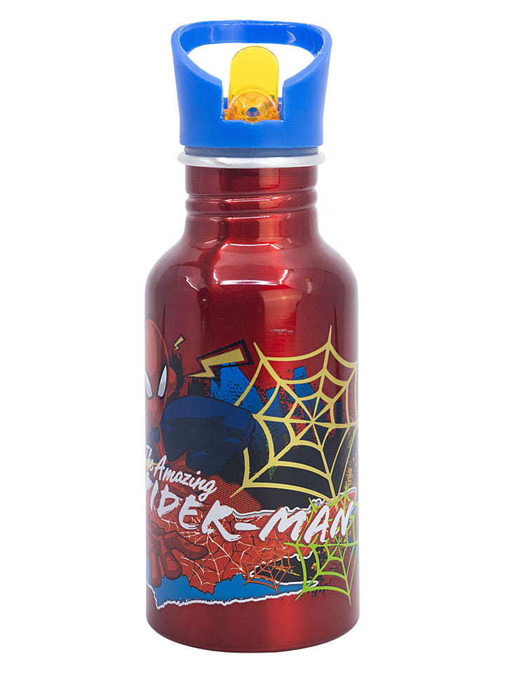 Stor Trinkflasche "Spiderman" in Rot - 545 ml - onesize