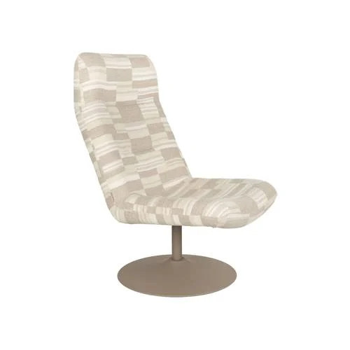 Zuiver Ume Deco draaibare loungefauteuil - beige