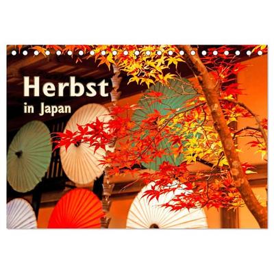 Herbst in Japan (Tischkalender 2026 DIN A5 quer), CALVENDO Monatskalender