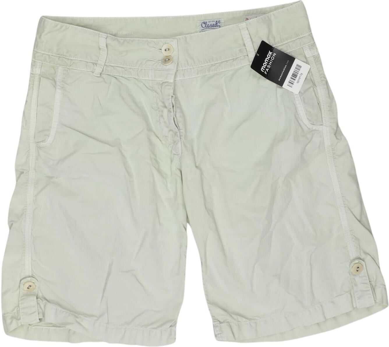Closed Damen Shorts, Beige, Gr. EU 38 (IT 44), Baumwolle - Second Hand