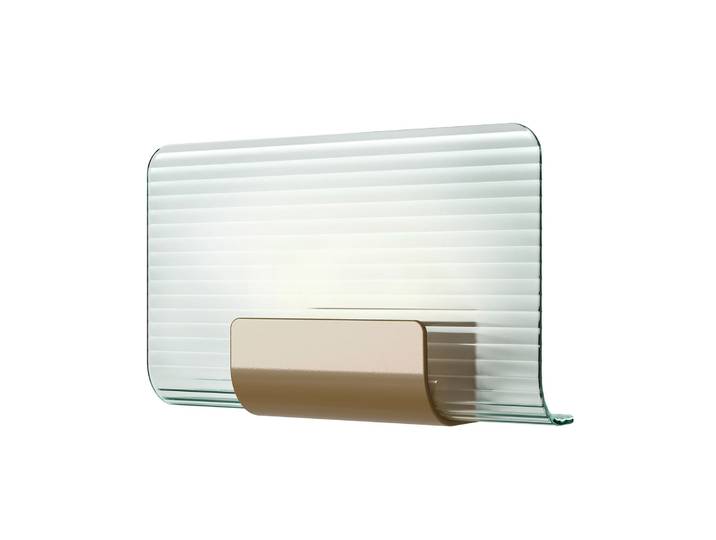 Nami Wandleuchte Brass - KDLN - Wohnzimmer - Design - Glas - Einflammig