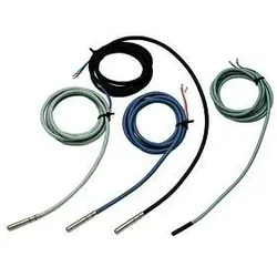 Eberle 886030071500 Fernfühler, PTC, -55 C..150 C, Edelstahlhülse 6x40mm, 1,5m Silikonkabel E - PTC