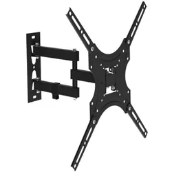 Neuer Wandhalterung für Fernseher Monitor PLA65-443 13-55" 75x75 100x100 200x200 Schwenkbar TV Schwarz