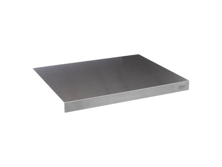 5five Simply Smart Backbrett aus Stahl 50/40/4 cm, Grau, Metall, 40x43x50 cm, Küchenzubehör, Küchenhelfer, Küchenutensilien