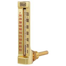 WIKA 32 Maschinen-Glasthermometer 0 - 60 °C mit Tauch-/ Einstechfühler 3501485
