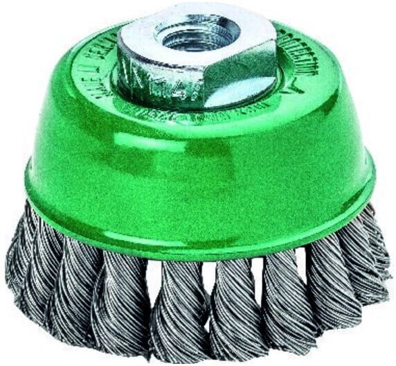 Lessmann Topfbürste V4A M14 gezopft 65x0,5mm (482517)