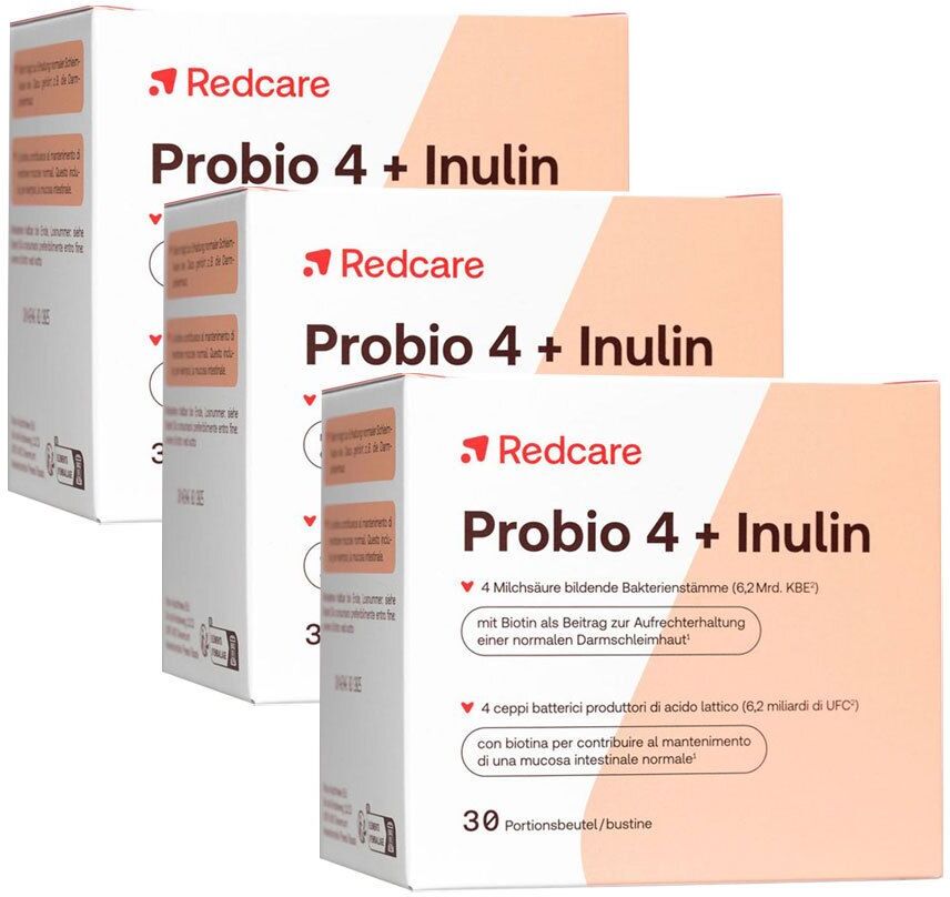 Redcare von Shop Apotheke RedCare Probio 4 + Inulin Dreierpack 3x30 St Pulver