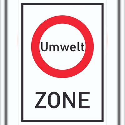 HB-Druck Umweltzone Schild A1 (594x841mm)