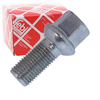 Febi Bilstein Radschraube Kugelbund M14X1,5X27 [Hersteller-Nr. 09801] für Audi, Skoda, Cupra, Ford, Seat, Bentley, VW