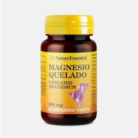 NATURE ESSENTIAL MAGNESIO QUELATADO 300mg 50 COMPRIMIDOS