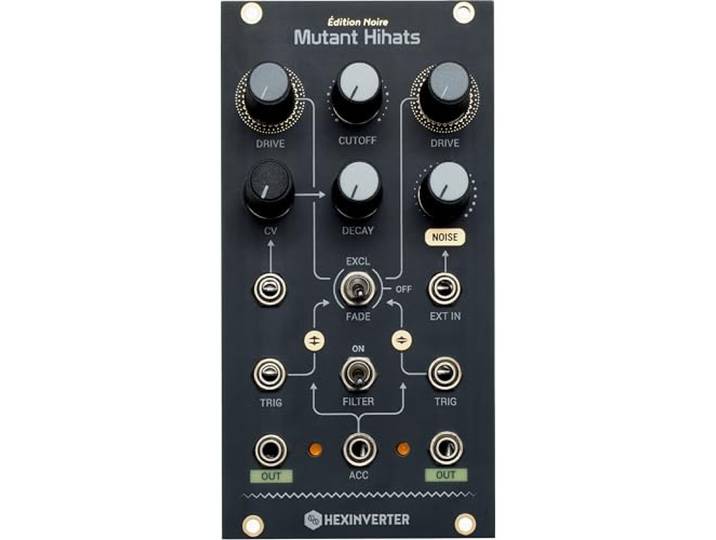 Hexinverter Mutant Hihats - Drum modular synthesizer
