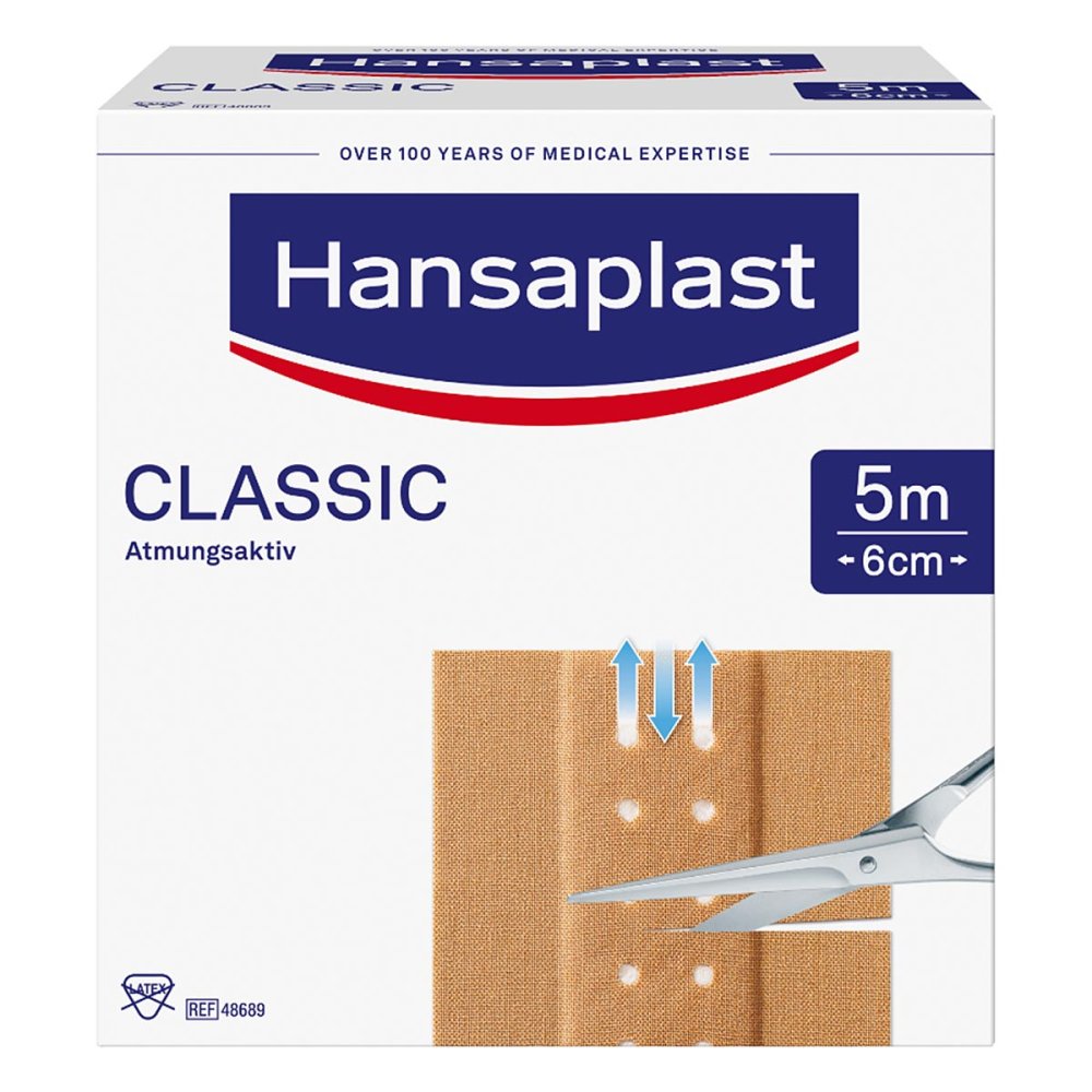 Beiersdorf AG Hansaplast Classic Pflaster 5mx6cm 07577576