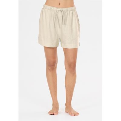 Shorts NOU "Natasha", Damen, Gr. 40, EURO-Größen, sanftes weiß, 55% Leinen, 45% Viskose, bestickt, Hosen Shorts, aus atmungsaktivem Material