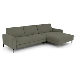 ComfortPlan Ecksofa Huelva Cord Forest