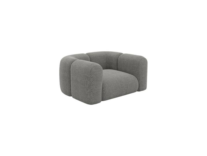 Design Loungesessel „Terranova“ mit Strukturstoff-Bezug Strukturstoff Grau BLOOMINGLOFT Collection