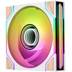 Thermaltake SWAFAN 120 EX INFINITY Snow Wood Edition 3Pack (120 mm, 3x), PC Lüfter, Mehrfarbig, Weiss