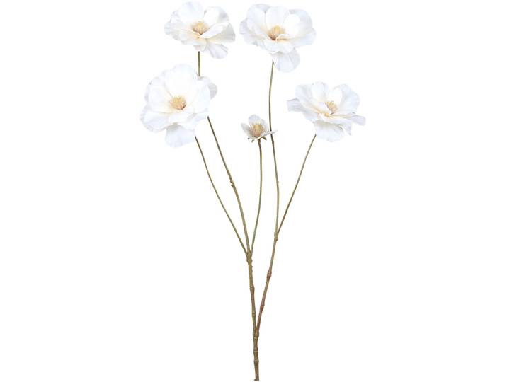 Kunstblume Camelia H80 weiss - Material: Kunststoff