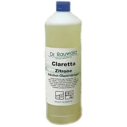Alkoholreiniger Dr. Rauwald CLARETTA Zitrone 1 L konzentrierter Oberflächenreiniger mit Zitronen Duft