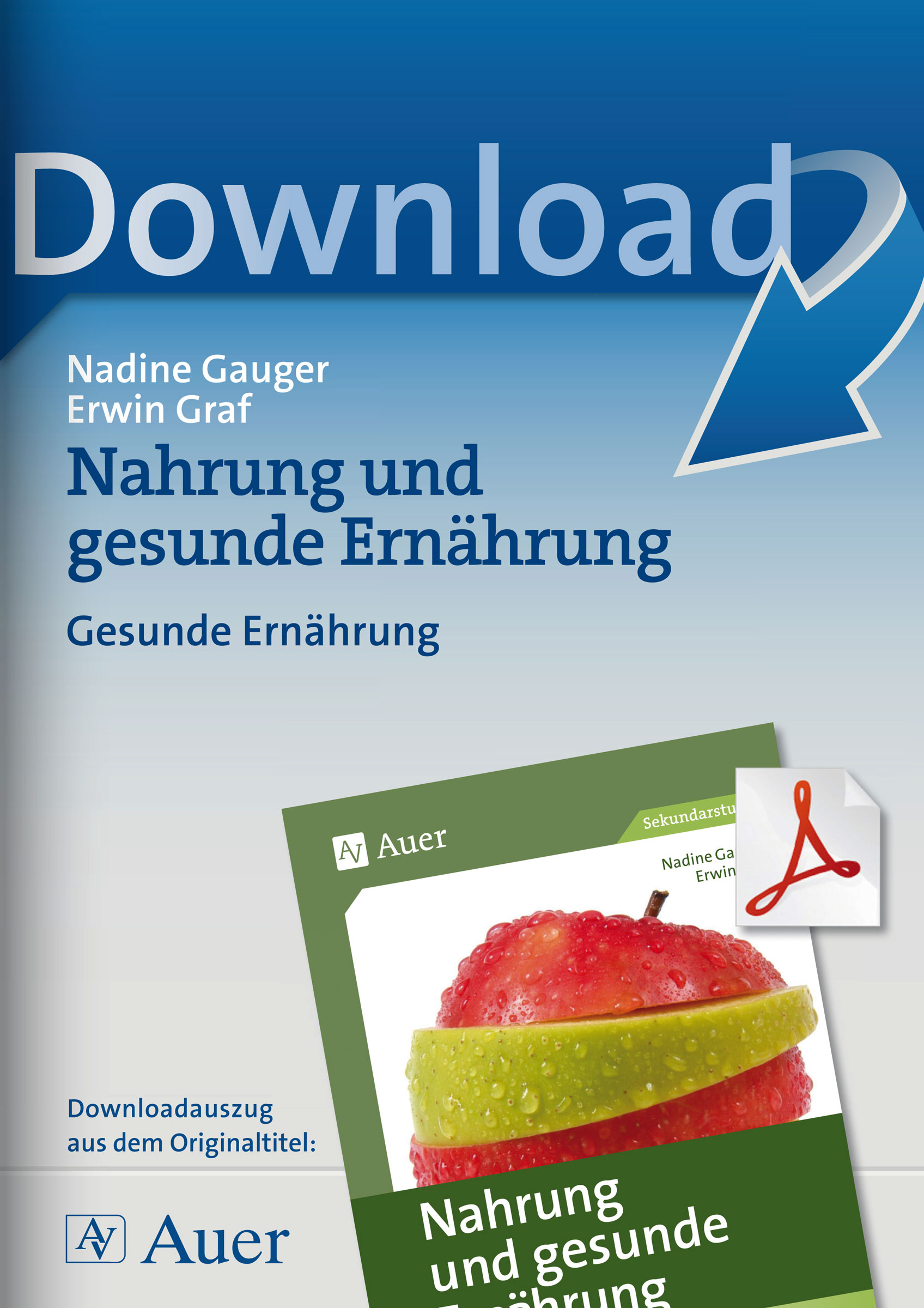 Auer Verlag Nahrung und gesunde Ernährung: Gesunde Ernährung