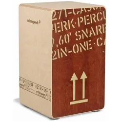 Schlagwerk CP 404 2inOne Snare Cajon Red Edition (Cajon), Perkussion, Rot, Braun