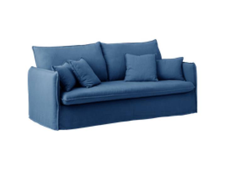 Canapé tissu effet lin Orphée