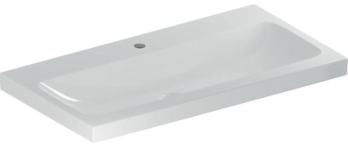 Geberit iCon Light wastafel, 90 cm, met 1 afvoergat, zonder overloop