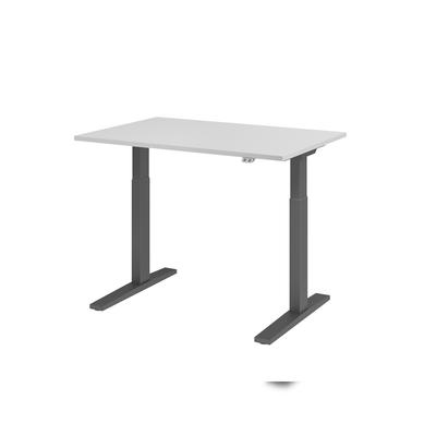 Hammerbacher-Sitz-Steh-Schreibtisch el.120x80cm Grau/Graph-VXMKA12/5/G