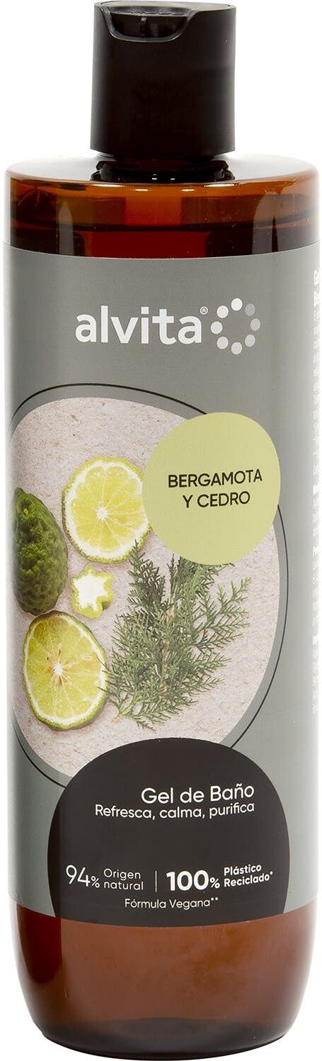 Alvita Gel de Baño Bergamota y Cedro 400ml