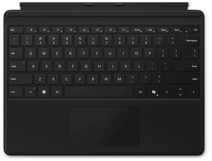 REACONDICIONADO Seminuevo Muy bueno Teclado - Microsoft Para Surface Pro, Poliuretano, Negro