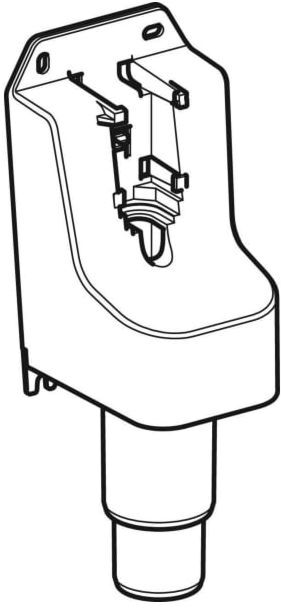 Aufnahmeeinheit, 243751001 zu Geberit Hygienespülung Rapid