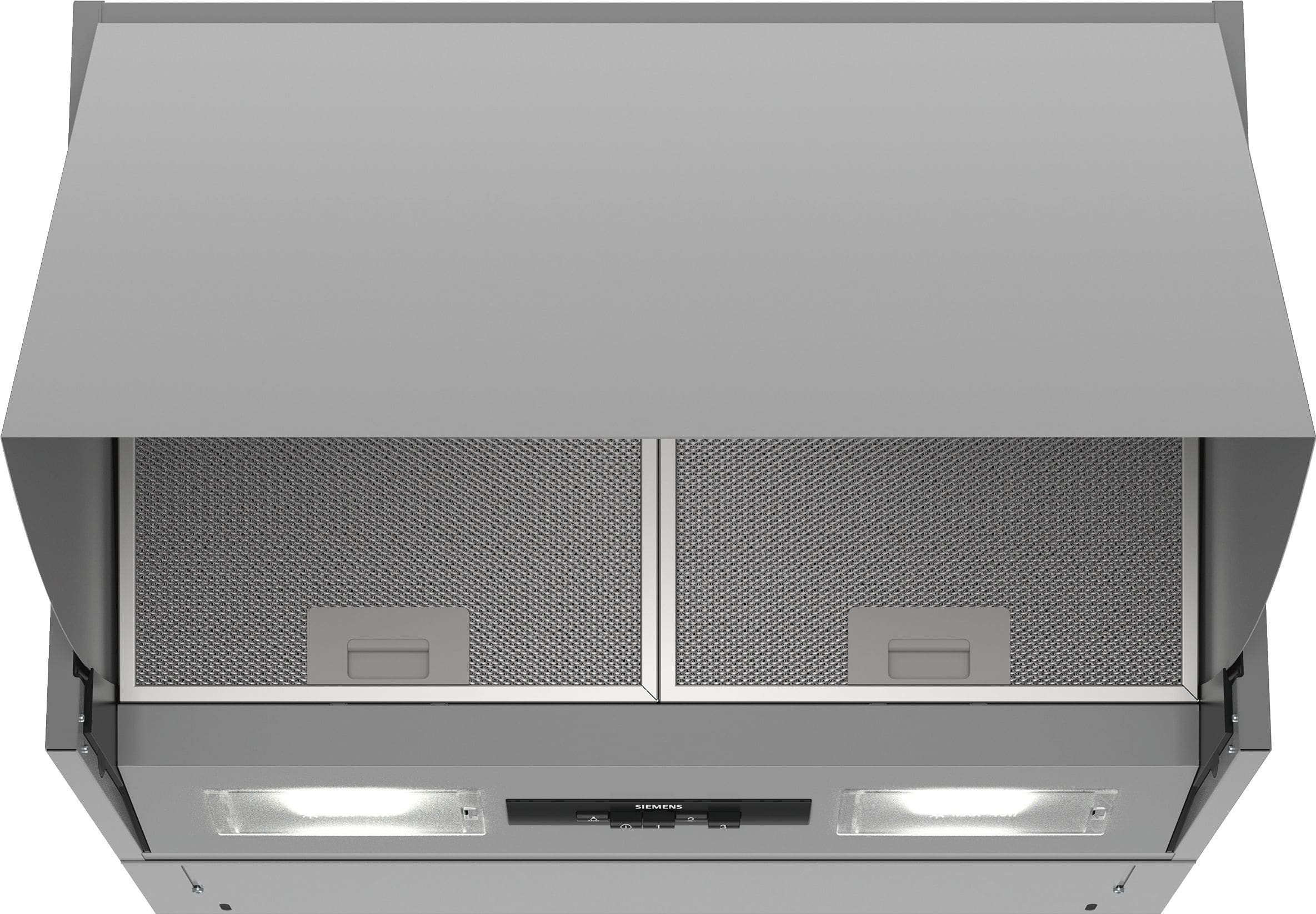 Siemens iQ100 LE66MAC00 Zwischenbau Dunstabzugshaube/Esse Flachschirmhaube 60 cm (Edelstahl)