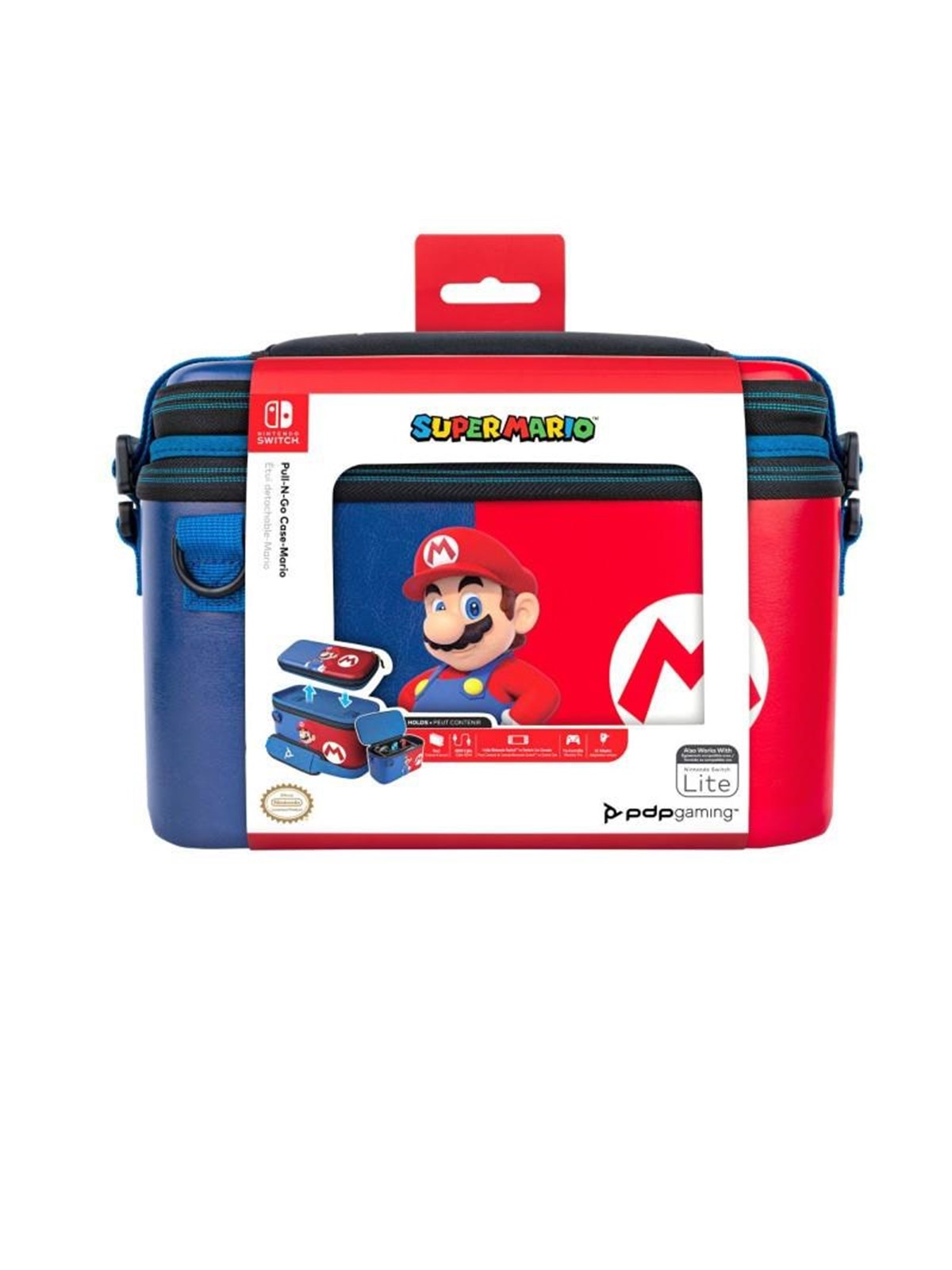 PDP Pull-N-Go Case - MARIO - Miscellaneous Zubehör für Spielkonsole - Nintendo Switch