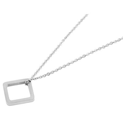 Kette ohne Anhänger ADELIA´S "Halskette mit Anhänger – aus Edelstahl", silber, Halsketten, Damen, 43cm, Edelstahl, Ideal als Geschenk – dezent und elegant