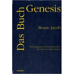 Das Buch Genesis, Fachbücher von Benno Jacob