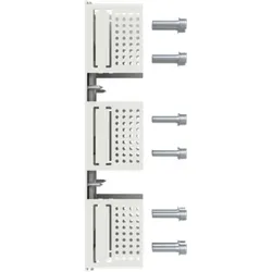 ABB KIT EF FP XT6 3pcs Vorderseitig verlängertes Anschlusszubehör für Unterteil Zubehör für XT6