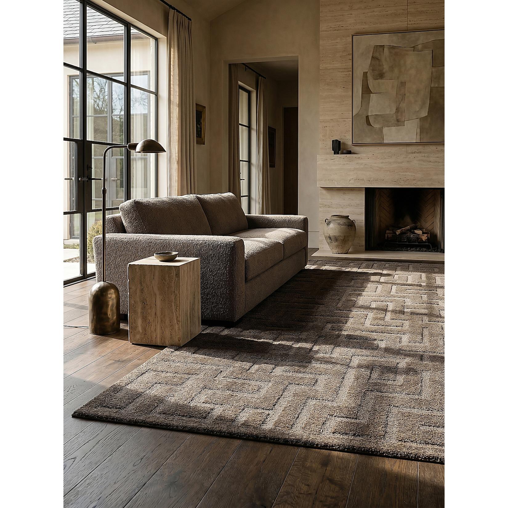 Teppich Pflegeleicht Braun 140x200 cm - MUOTA Kadima Design