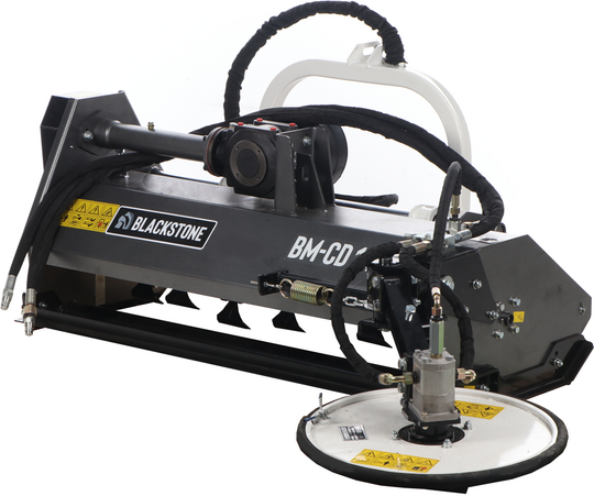 BlackStone BM-CD 160 - Broyeur sur tracteur - Disque interfilaire - Série Médium - Déport hydraulique