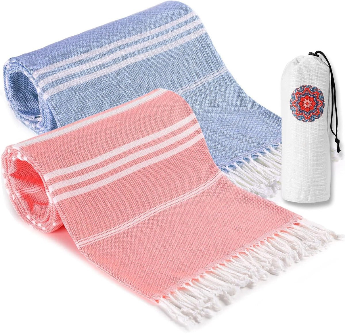 Omgoods XXL Strandhanddoek van Microvezel voor volwassenen