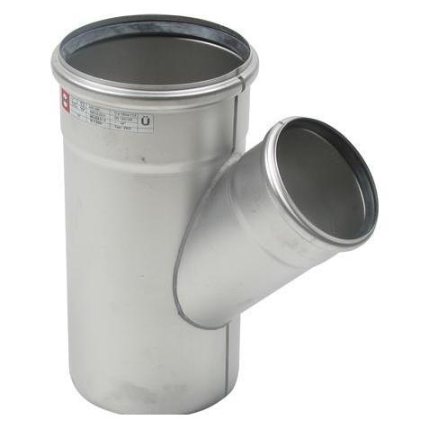 Blücher gr.rør 45gr.110-75mm - strømlinet RF AISI 304.Alm RF stål (838.075.110)