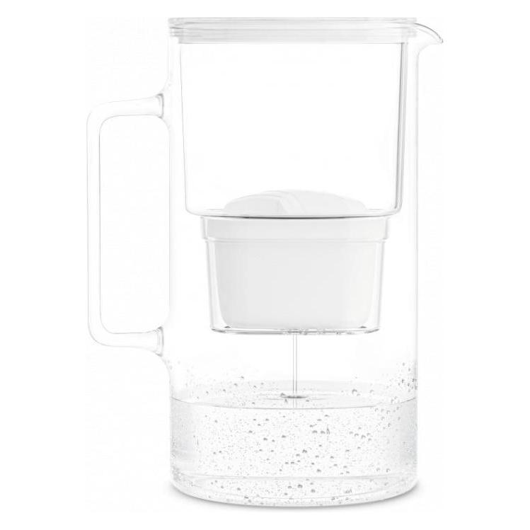 Wessper Aquamax Crystalline Filterkanne weiss + 1 Kartusche (2.50 l) (WES201-WH)
