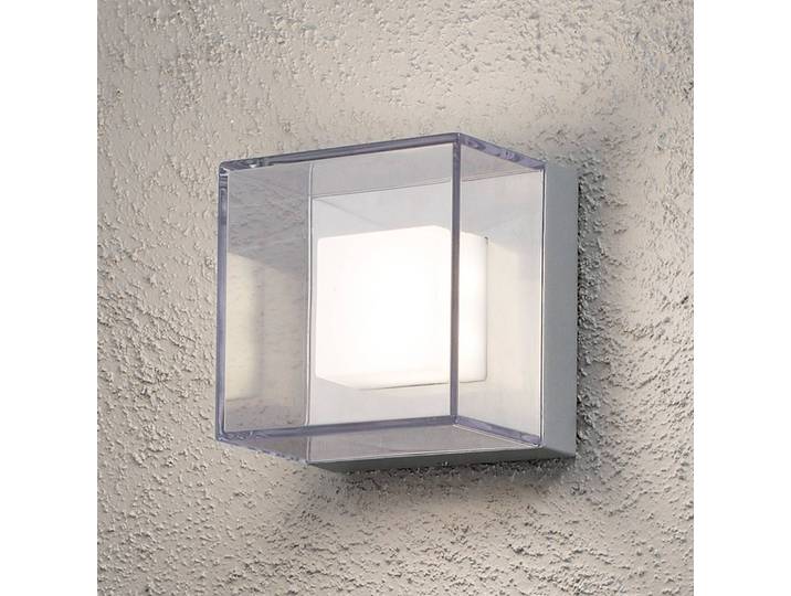Konstsmide LED Außenwandleuchte Sanremo, klar / transparent, Kunststoff, Modern