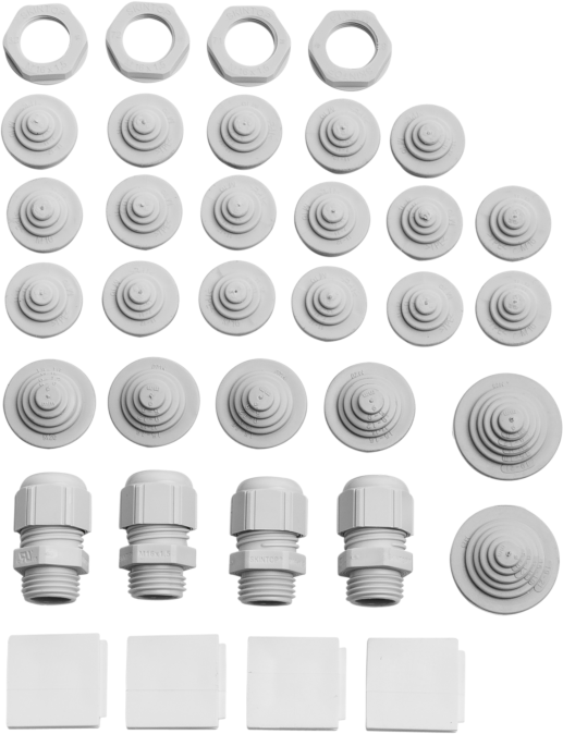 Wolf Set Kabeldurchführungen 2745037 für WPM-1