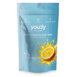 you:ly Pure Protein & Lysin Limo, 345g für 15 Portionen